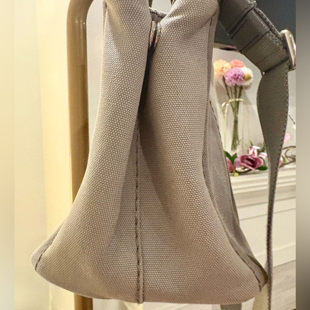 SOLD — Prada Canapa Tote Bag B2642B Canvas 2Way Shoulder Bag • Japan • EUC - Picture 9 of 16